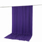 10ft x 12ft Spandex Backdrop Curtain Purple, 4-Way Stretch Wrinkle-Free Photo Booth Backdrop with Ro
