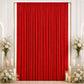 10ft x 12ft Spandex Backdrop Curtain Red, 4-Way Stretch Wrinkle-Free Photo Booth Backdrop with Rod P
