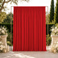 10ft x 12ft Spandex Backdrop Curtain Red, 4-Way Stretch Wrinkle-Free Photo Booth Backdrop with Rod P