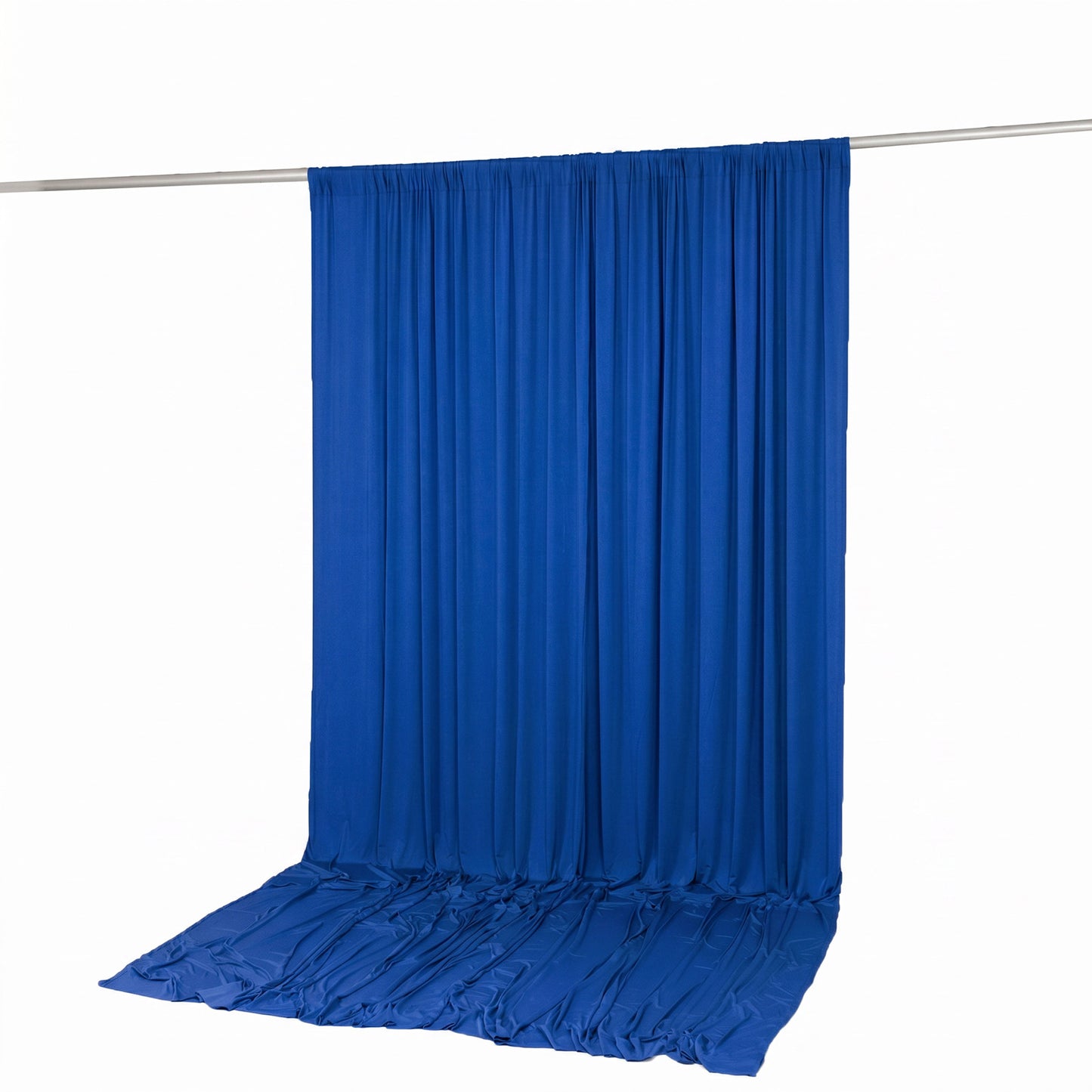 10ft x 12ft Spandex Backdrop Curtain Royal Blue, 4-Way Stretch Wrinkle-Free Photo Booth Backdrop wit