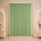 10ft x 12ft Spandex Backdrop Curtain Sage Green, 4-Way Stretch Wrinkle-Free Photo Booth Backdrop wit