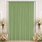 10ft x 12ft Spandex Backdrop Curtain Sage Green, 4-Way Stretch Wrinkle-Free Photo Booth Backdrop wit