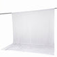 10ft x 12ft Spandex Backdrop Curtain White, 4-Way Stretch Wrinkle-Free Photo Booth Backdrop with Rod