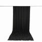 10ft x 14ft Spandex Backdrop Curtain Black, 4-Way Stretch Wrinkle-Free Photo Booth Backdrop with Rod