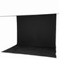 10ft x 14ft Spandex Backdrop Curtain Black, 4-Way Stretch Wrinkle-Free Photo Booth Backdrop with Rod