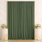 10ft x 14ft Spandex Backdrop Curtain Dusty Sage Green, 4-Way Stretch Wrinkle-Free Photo Booth Backdr