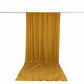 10ft x 14ft Spandex Backdrop Curtain Gold, 4-Way Stretch Wrinkle-Free Photo Booth Backdrop with Rod 