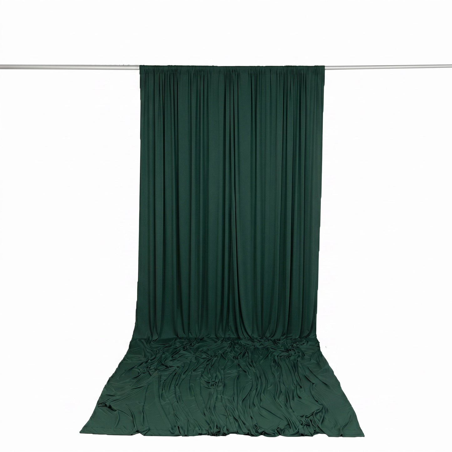 10ft x 14ft Spandex Backdrop Curtain Hunter Emerald Green, 4-Way Stretch Wrinkle-Free Photo Booth Ba