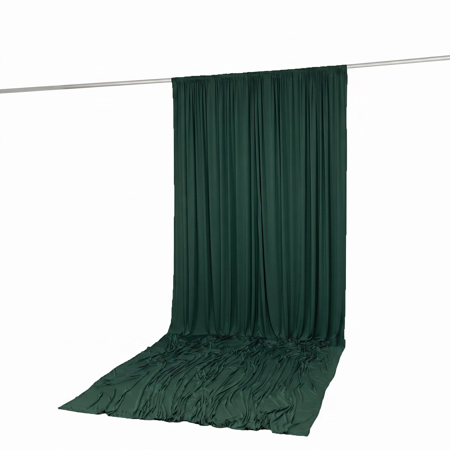 10ft x 14ft Spandex Backdrop Curtain Hunter Emerald Green, 4-Way Stretch Wrinkle-Free Photo Booth Ba