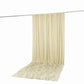 10ft x 14ft Spandex Backdrop Curtain Ivory, 4-Way Stretch Wrinkle-Free Photo Booth Backdrop with Rod