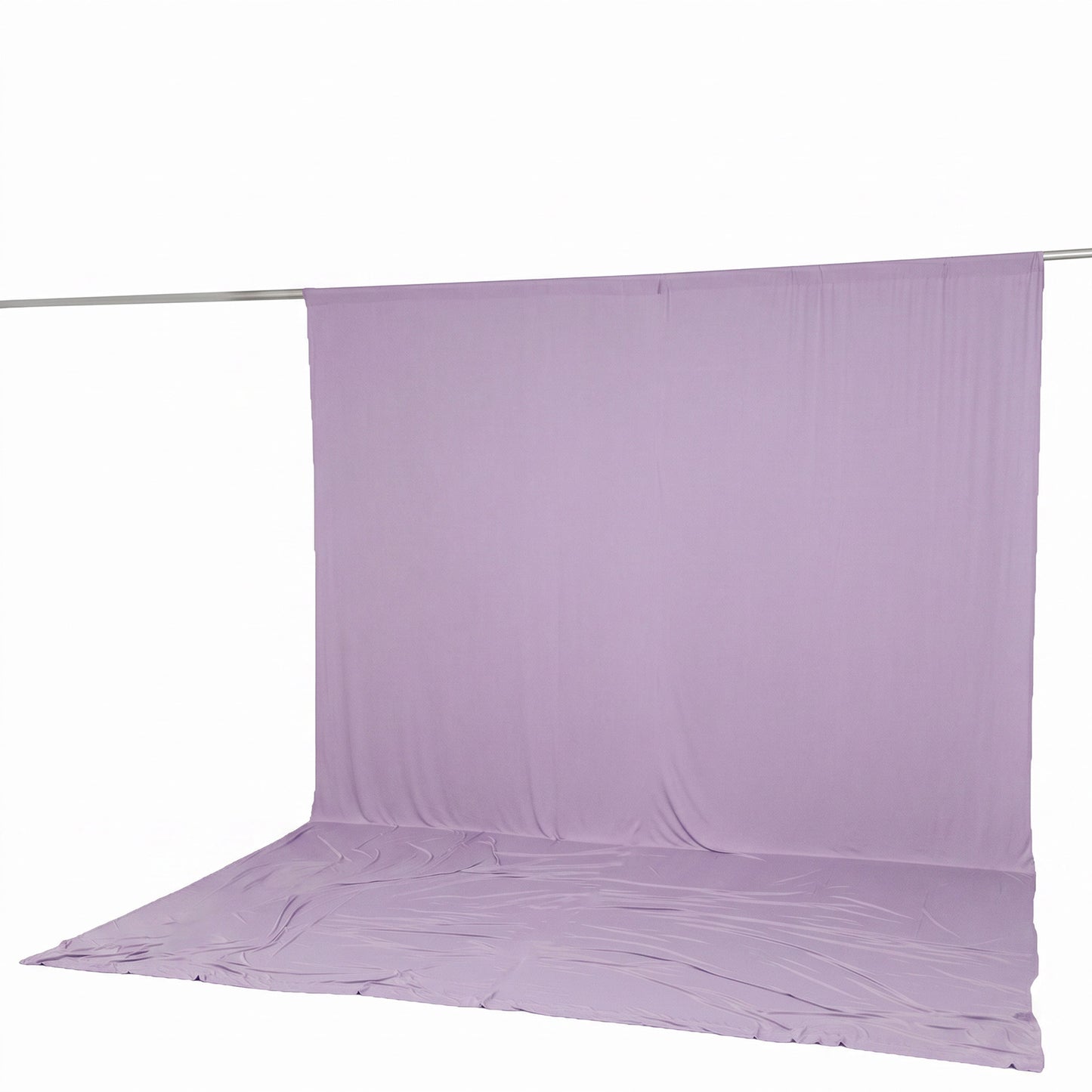 10ft x 14ft Spandex Backdrop Curtain Lavender Lilac, 4-Way Stretch Wrinkle-Free Photo Booth Backdrop