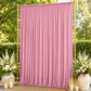 10ft x 14ft Spandex Backdrop Curtain Pink, 4-Way Stretch Wrinkle-Free Photo Booth Backdrop with Rod 