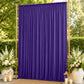 10ft x 14ft Spandex Backdrop Curtain Purple, 4-Way Stretch Wrinkle-Free Photo Booth Backdrop with Ro