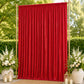10ft x 14ft Spandex Backdrop Curtain Red, 4-Way Stretch Wrinkle-Free Photo Booth Backdrop with Rod P