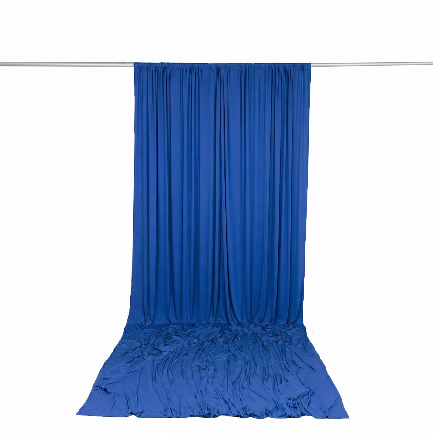 10ft x 14ft Spandex Backdrop Curtain Royal Blue, 4-Way Stretch Wrinkle-Free Photo Booth Backdrop wit