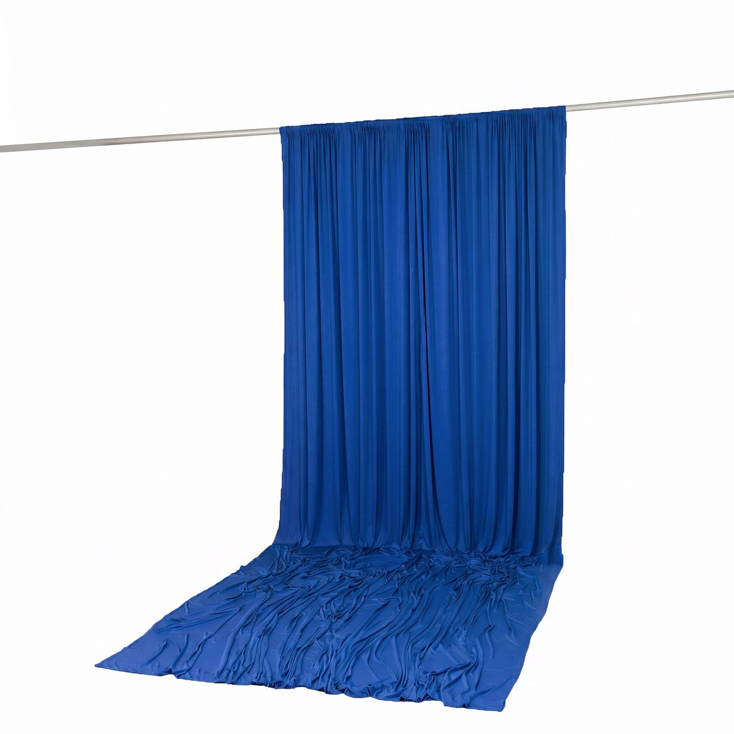 10ft x 14ft Spandex Backdrop Curtain Royal Blue, 4-Way Stretch Wrinkle-Free Photo Booth Backdrop wit