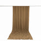 10ft x 14ft Spandex Backdrop Curtain Taupe, 4-Way Stretch Wrinkle-Free Photo Booth Backdrop with Rod