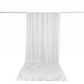 10ft x 14ft Spandex Backdrop Curtain White, 4-Way Stretch Wrinkle-Free Photo Booth Backdrop with Rod