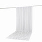 10ft x 14ft Spandex Backdrop Curtain White, 4-Way Stretch Wrinkle-Free Photo Booth Backdrop with Rod