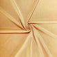 Champagne 4-way stretch spandex event curtain drapes, wrinkle-free backdrop.