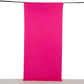 Fuchsia 4-way stretch spandex event curtain drape, wrinkle-free backdrop.