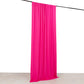 Fuchsia 4-way stretch spandex event curtain drapes, wrinkle-free backdrop.