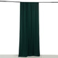 Hunter emerald green 4-way stretch spandex event curtain drape.