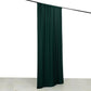 Hunter emerald green 4-way stretch spandex event curtain drape.
