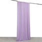 Lavender 4-way stretch spandex curtain drape, wrinkle-free backdrop panel.