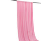 Pink 4-way stretch spandex curtain drape, wrinkle-free backdrop panel.