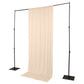 Blush 4-Way Stretch Spandex Event Curtain Drapes, Wrinkle Free Backdrop Event Panel with Rod Pockets