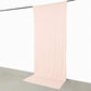 Blush 4-Way Stretch Spandex Event Curtain Drapes, Wrinkle Free Backdrop Event Panel with Rod Pockets
