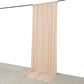 Blush 4-Way Stretch Spandex Event Curtain Drapes, Wrinkle Free Backdrop Event Panel with Rod Pockets