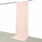 Blush 4-Way Stretch Spandex Event Curtain Drapes, Wrinkle Free Backdrop Event Panel with Rod Pockets