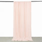 Blush 4-Way Stretch Spandex Event Curtain Drapes, Wrinkle Free Backdrop Event Panel with Rod Pockets