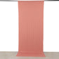 Dusty rose 4-way stretch spandex event curtain drape backdrop.