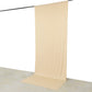 Beige 4-way stretch spandex backdrop curtain drapes for events.