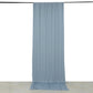 Dusty blue 4-way stretch spandex event curtain drape backdrop panel.