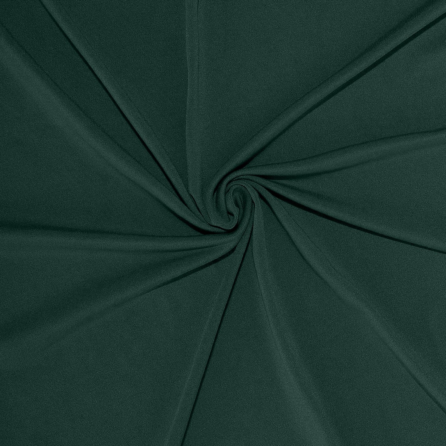 Hunter emerald green 4-way stretch spandex event curtain drapes.