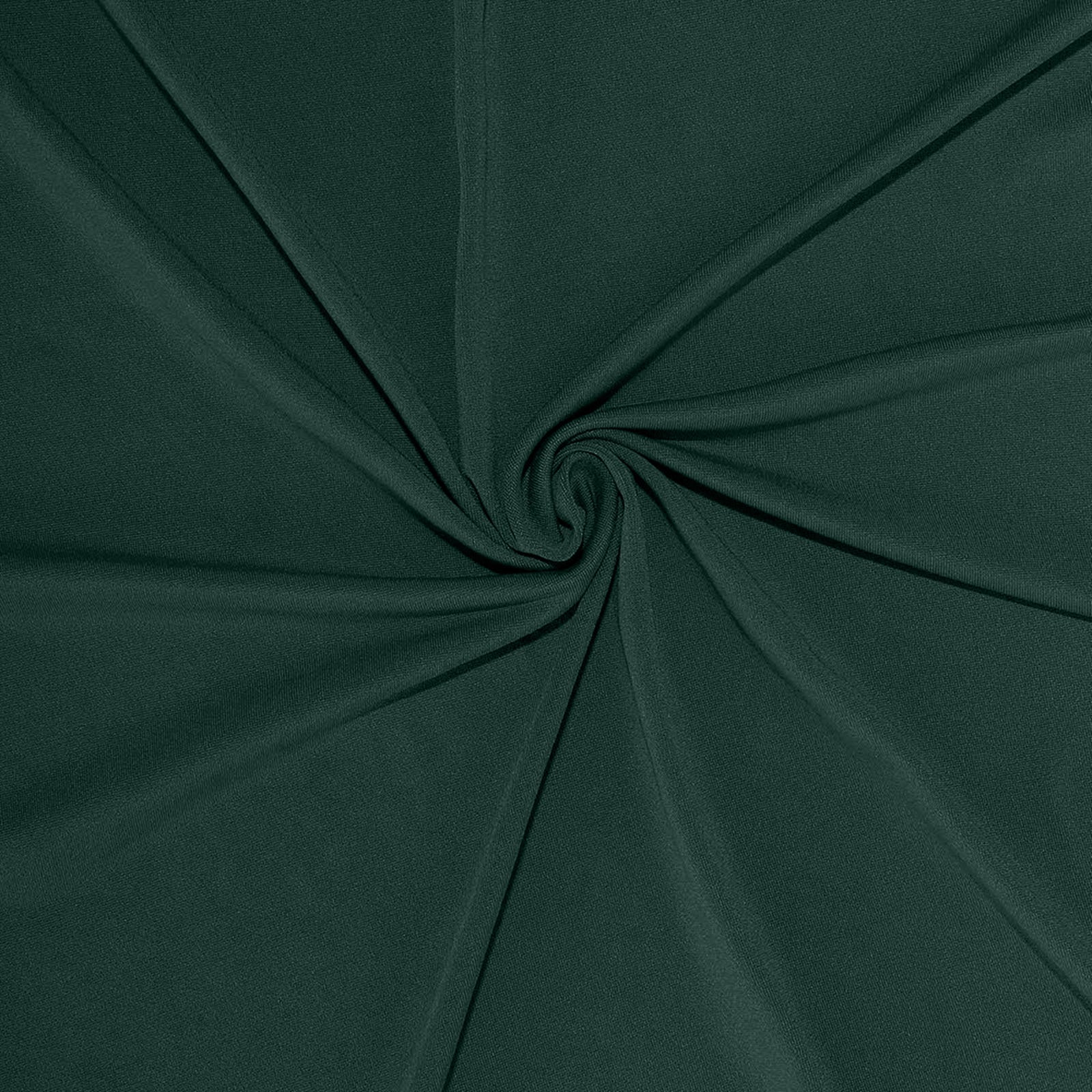 Hunter emerald green 4-way stretch spandex event curtain drapes.