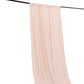 Blush 4-Way Stretch Spandex Event Curtain Drapes, Wrinkle Free Backdrop Event Panel with Rod Pockets