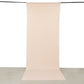 Blush 4-way stretch spandex event curtain drape, wrinkle-free backdrop panel.