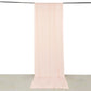 Blush 4-Way Stretch Spandex Event Curtain Drapes, Wrinkle Free Backdrop Event Panel with Rod Pockets