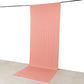 Dusty rose wrinkle-free stretch spandex event curtain drape.