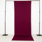 Burgundy 4-way stretch spandex event curtain drapes backdrop panel.