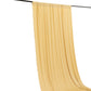 Champagne 4-way stretch spandex event curtain drapes, wrinkle-free backdrop panel.