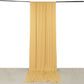 Champagne 4-way stretch spandex event curtain drapes backdrop panel.