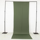 Dusty sage green 4-way stretch spandex event curtain drapes.