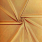 Gold 4-way stretch spandex event curtain drapes, wrinkle-free backdrop panel.
