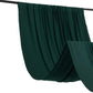 Hunter emerald green 4-way stretch spandex event curtain drapes.